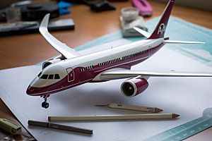 飞机模型高清收藏摄影图