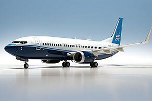 飞机模型航空高清摄影图