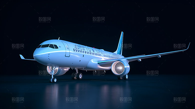 飞机航空立体模型