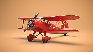 飞机立体质感模型