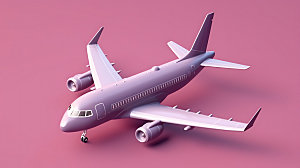 飞机立体质感模型