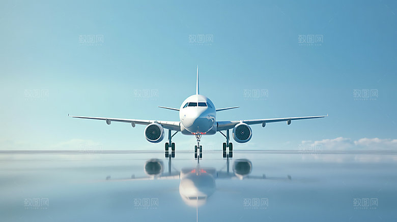 飞机起飞航空航旅摄影图