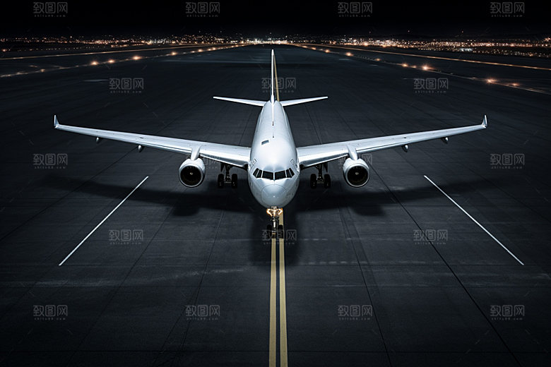 飞机起飞航空飞行摄影图