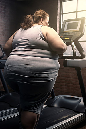 胖子减肥广告宣传素材