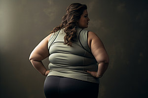 胖子减肥减脂瘦身素材