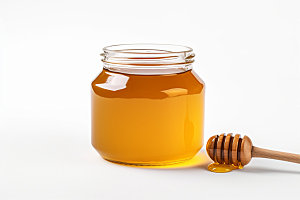 蜂蜜罐高清手工蜂蜜摄影图