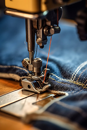 缝纫机高清量体裁衣摄影图