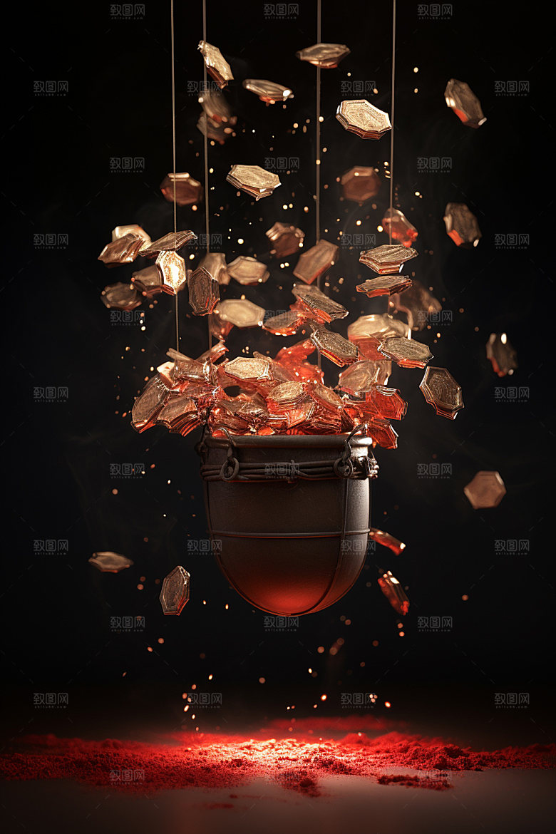 福袋春节立体元素