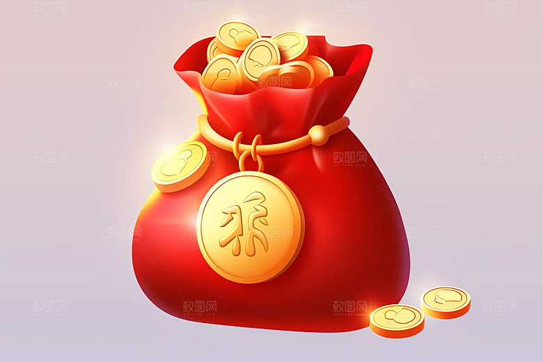 福袋春节立体元素
