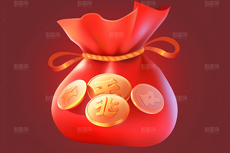 福袋促销春节元素