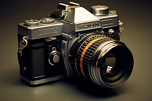 复古相机胶片相机拍照模型