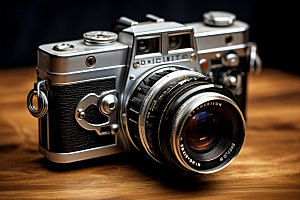 复古相机金属相机拍照模型