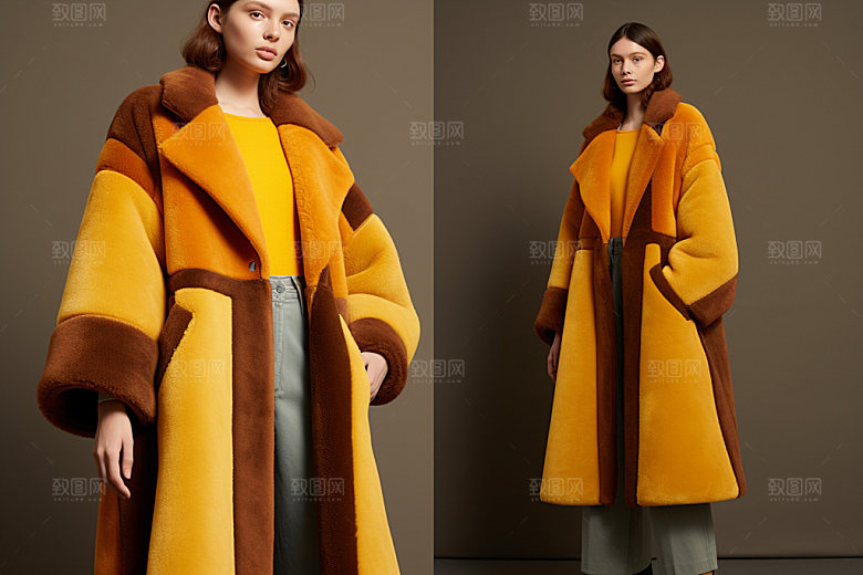 秋冬服装电商高清摄影图