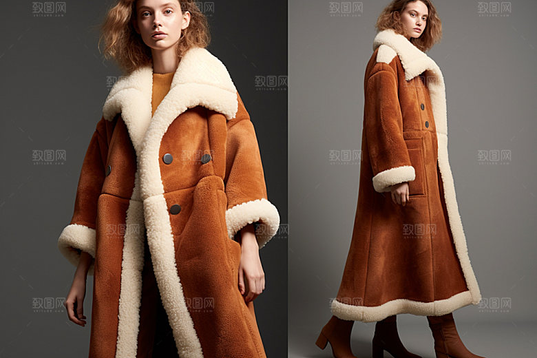 秋冬服装时装展示摄影图
