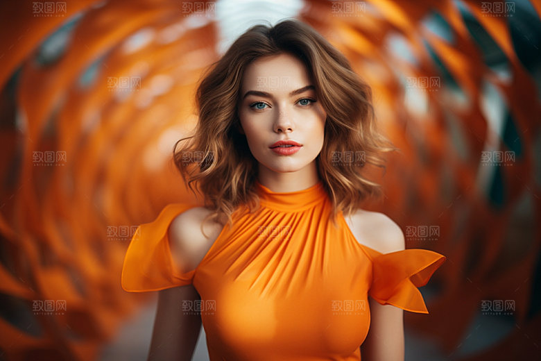 秋冬服装服饰时装摄影图