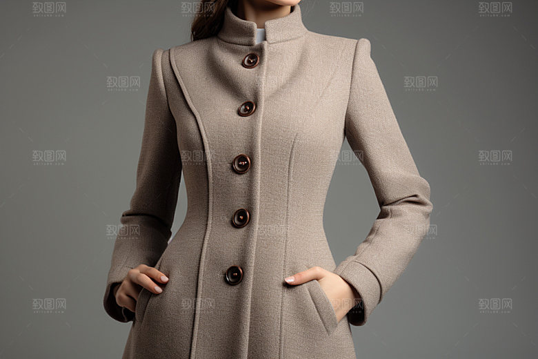 秋冬服装时装电商摄影图