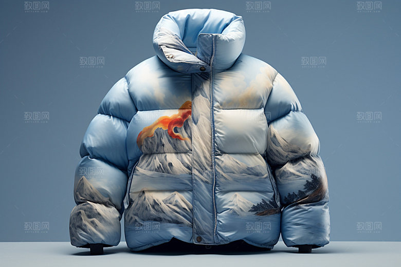 秋冬服装商品衣装摄影图