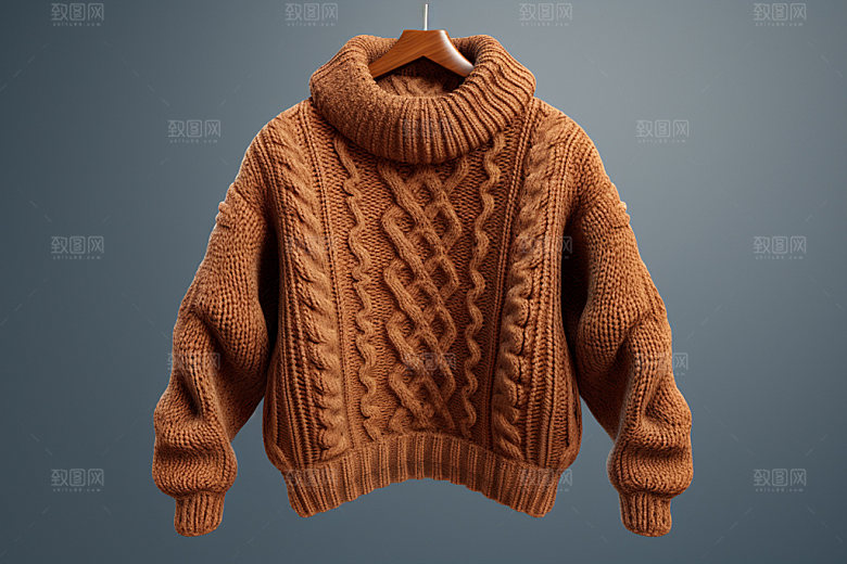 秋冬服装展示商品摄影图