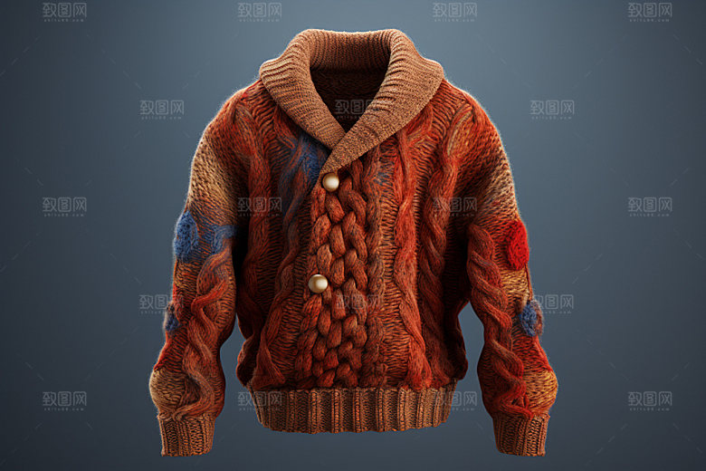 秋冬服装展示电商摄影图