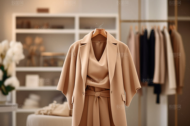 秋冬服装服饰电商摄影图