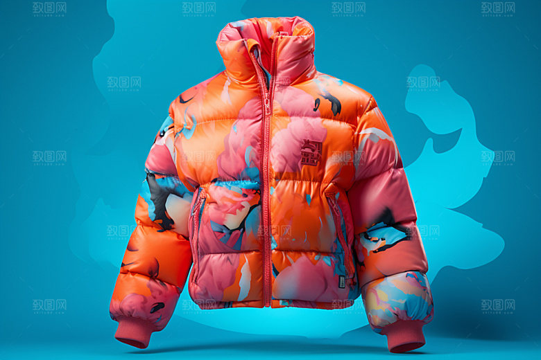 秋冬服装展示电商摄影图