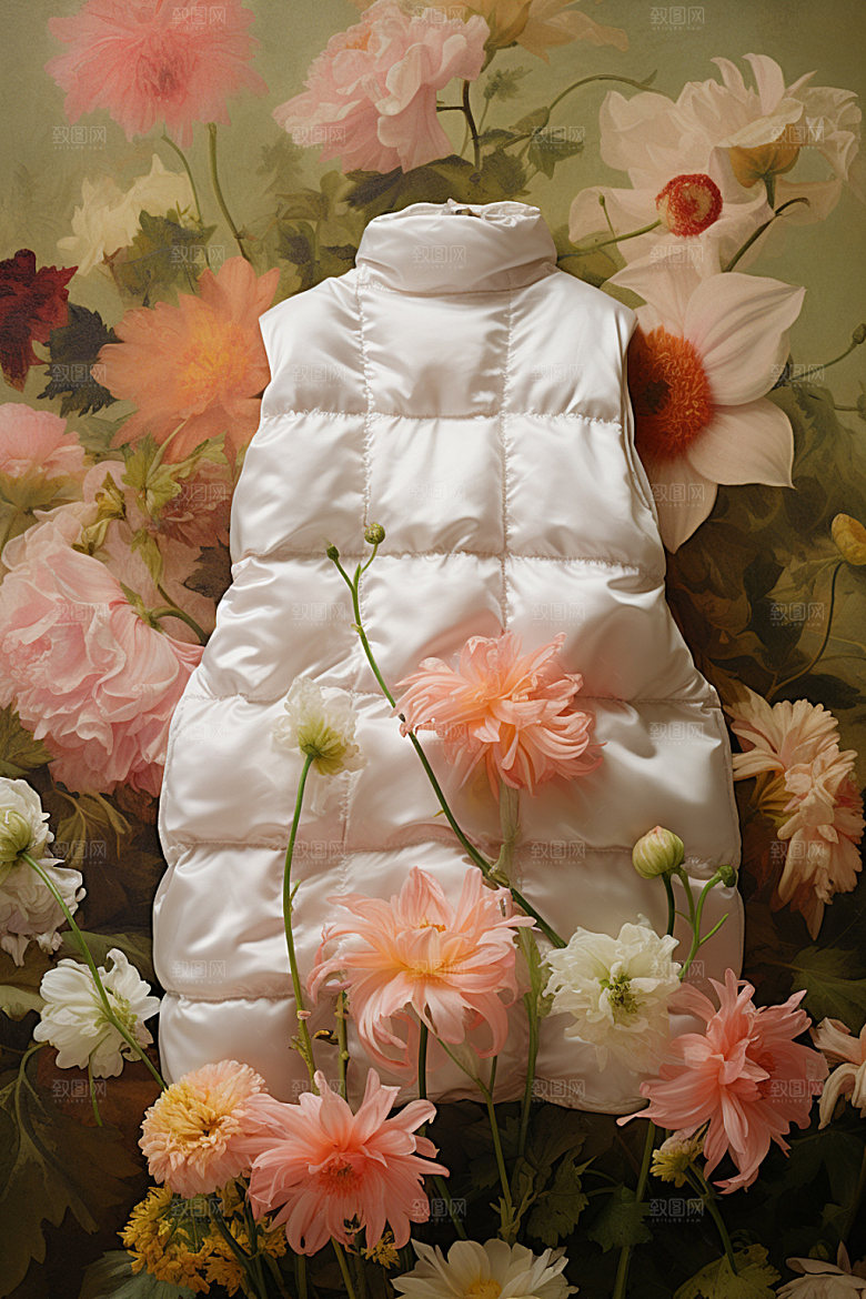 秋冬服装展示电商摄影图