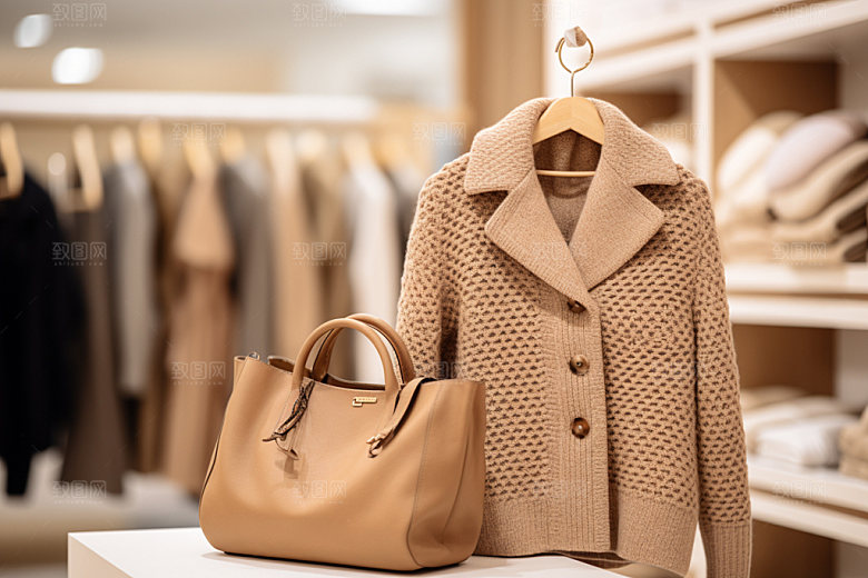 秋冬服装展示衣装摄影图