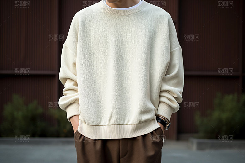 秋冬服装展示电商摄影图