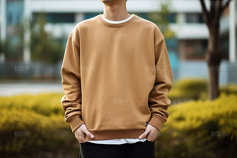 秋冬服装商品展示摄影图