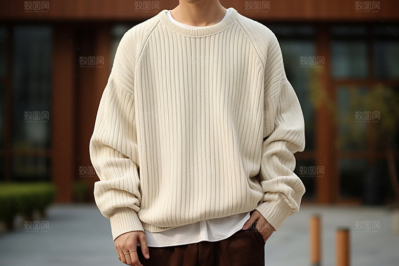 秋冬服装商品时尚摄影图