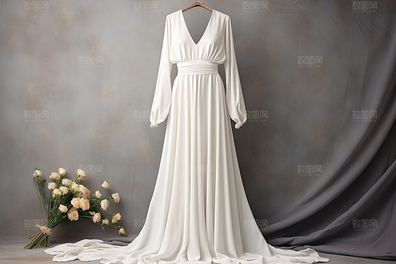 秋冬服装商品时装摄影图