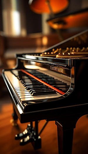 钢琴高雅西洋乐摄影图