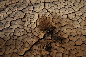 干旱高清自然气候摄影图