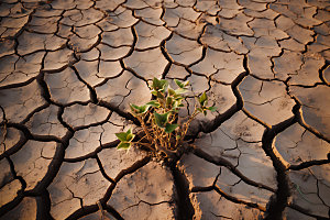 干旱自然气候高清摄影图