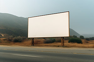 公路广告牌喷绘大型广告样机