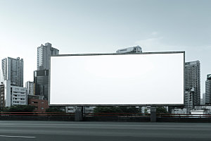 公路广告牌模型大喷样机