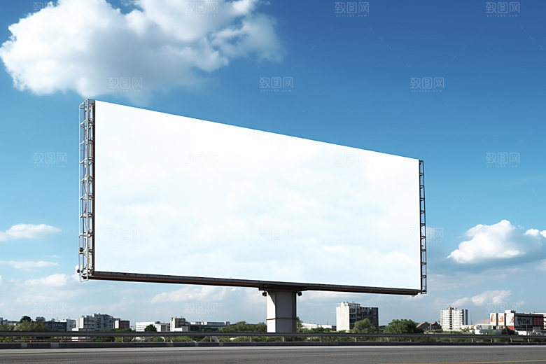 公路广告牌模型高炮广告样机