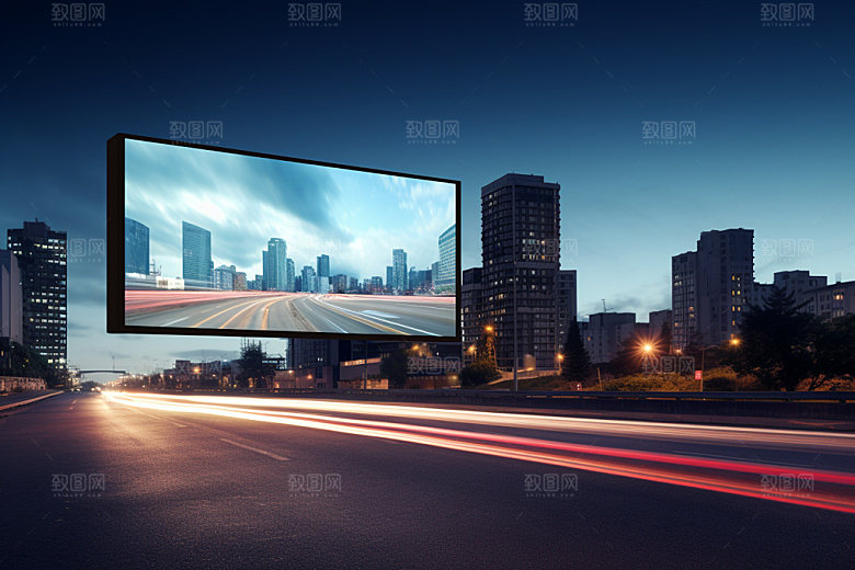 公路广告牌大型广告高炮广告样机