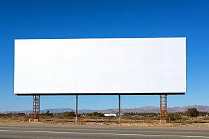 公路广告牌大型广告高清样机