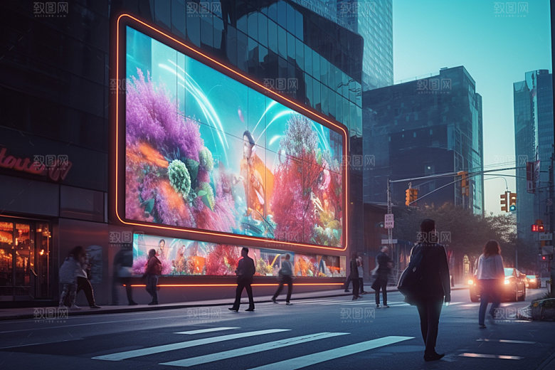 公路广告牌模型喷绘样机