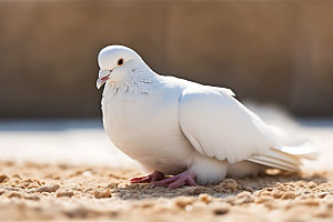 白鸽动物和平象征摄影图