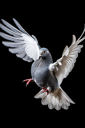 白鸽动物高清摄影图