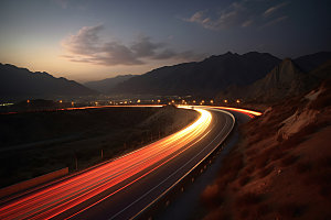 公路自驾高速公路摄影图