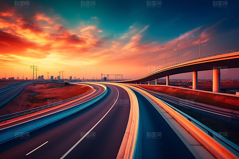 公路高清高速公路摄影图