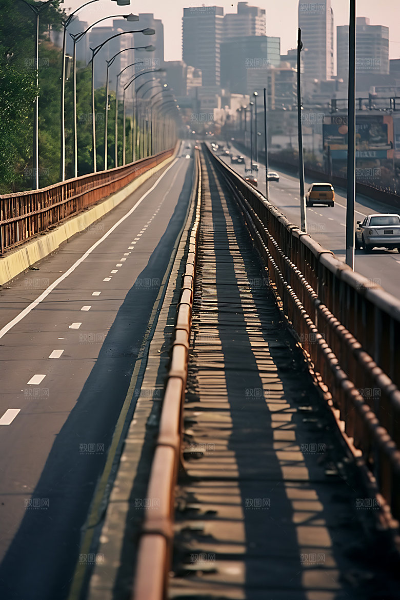 公路风光道路摄影图
