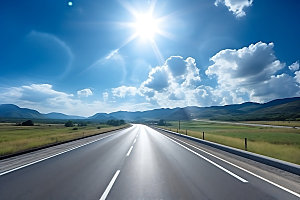 公路高速公路道路摄影图
