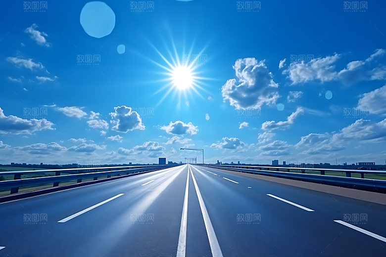公路风光道路摄影图