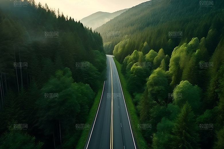 公路自驾旅行摄影图