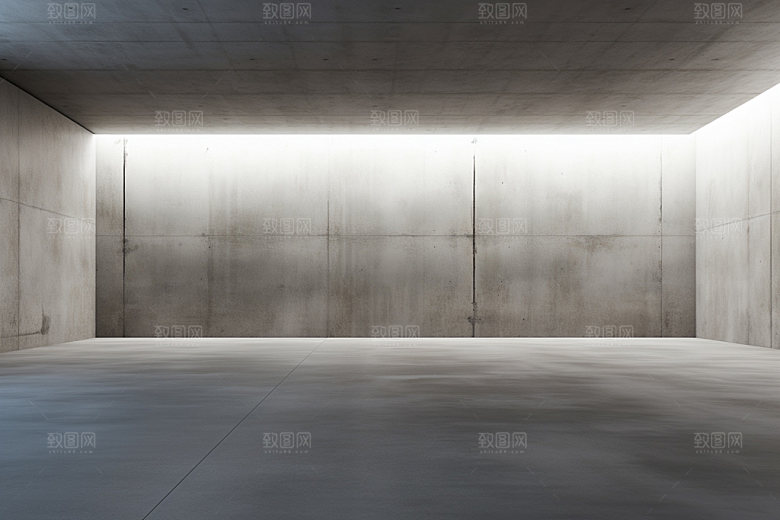 建筑空间3D大气背景图