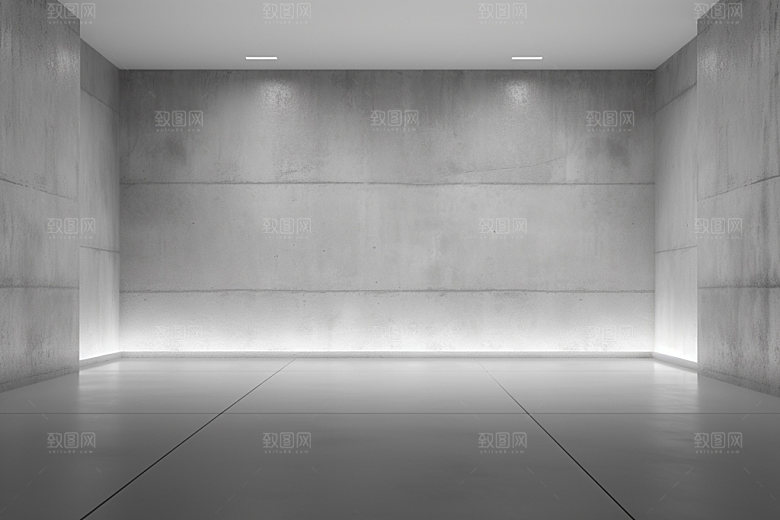 建筑空间简约透视背景图